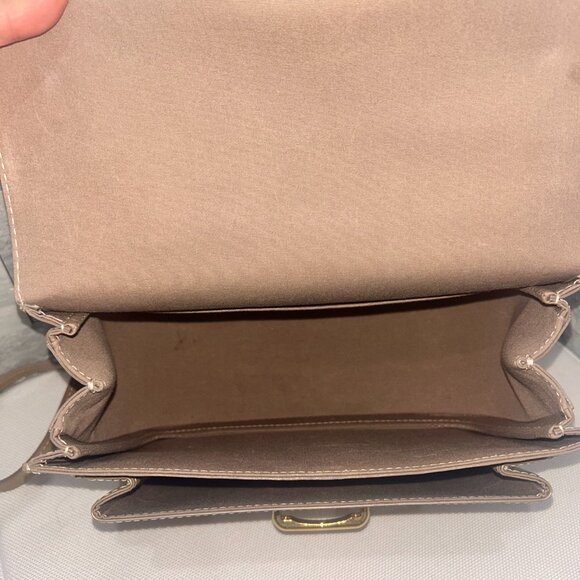 RARE LOUIS VUITTON Vernis Mirada 2Way Bag Gold - Picture 6 of 13